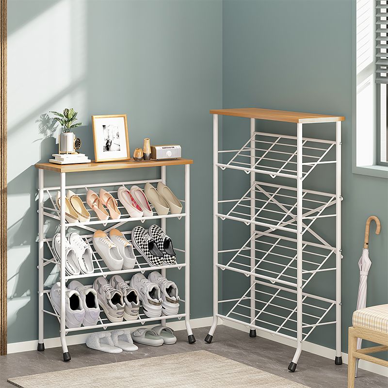 入り口丈夫な鉄の靴棚靴収納棚日焼けラック新型発金(3.0)
