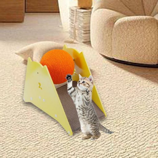 猫爪とぎボード ボールグラインドクロー サイザル麻ロープボール付き インタラクティブ 家具プロテクター 猫爪とぎおもちゃ ペット用品 猫爪とぎボード ボールグラインドクロー サイザル麻ロープボール付き インタラクティブ 家具プロテクター 猫爪とぎおもちゃ ペット用品