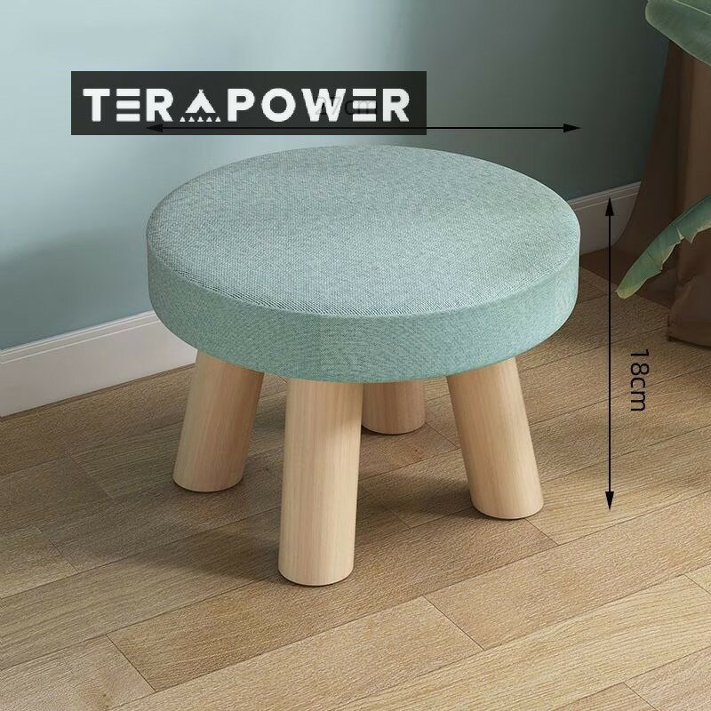 丸椅子 ラウンドスツール 小さい 低い椅子 椅子 チェア スツール ミニスツール ローチェア 木製 綿麻 ..