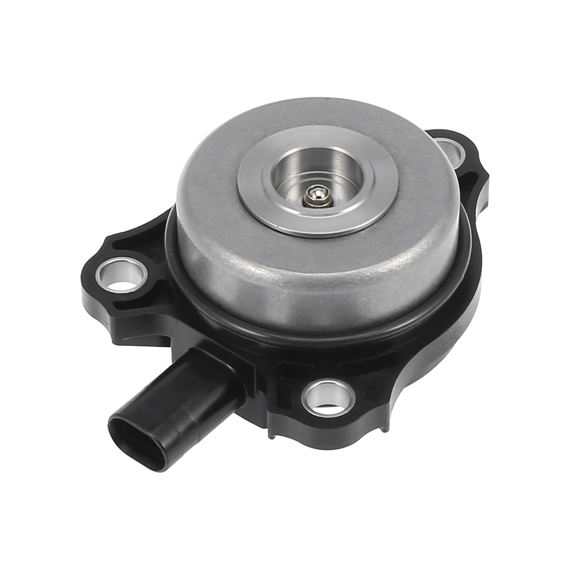 Tカーエンジン可変バルブタイミングソレノイド プラスチック製 シルバートーン 自動可変タイミング電磁..