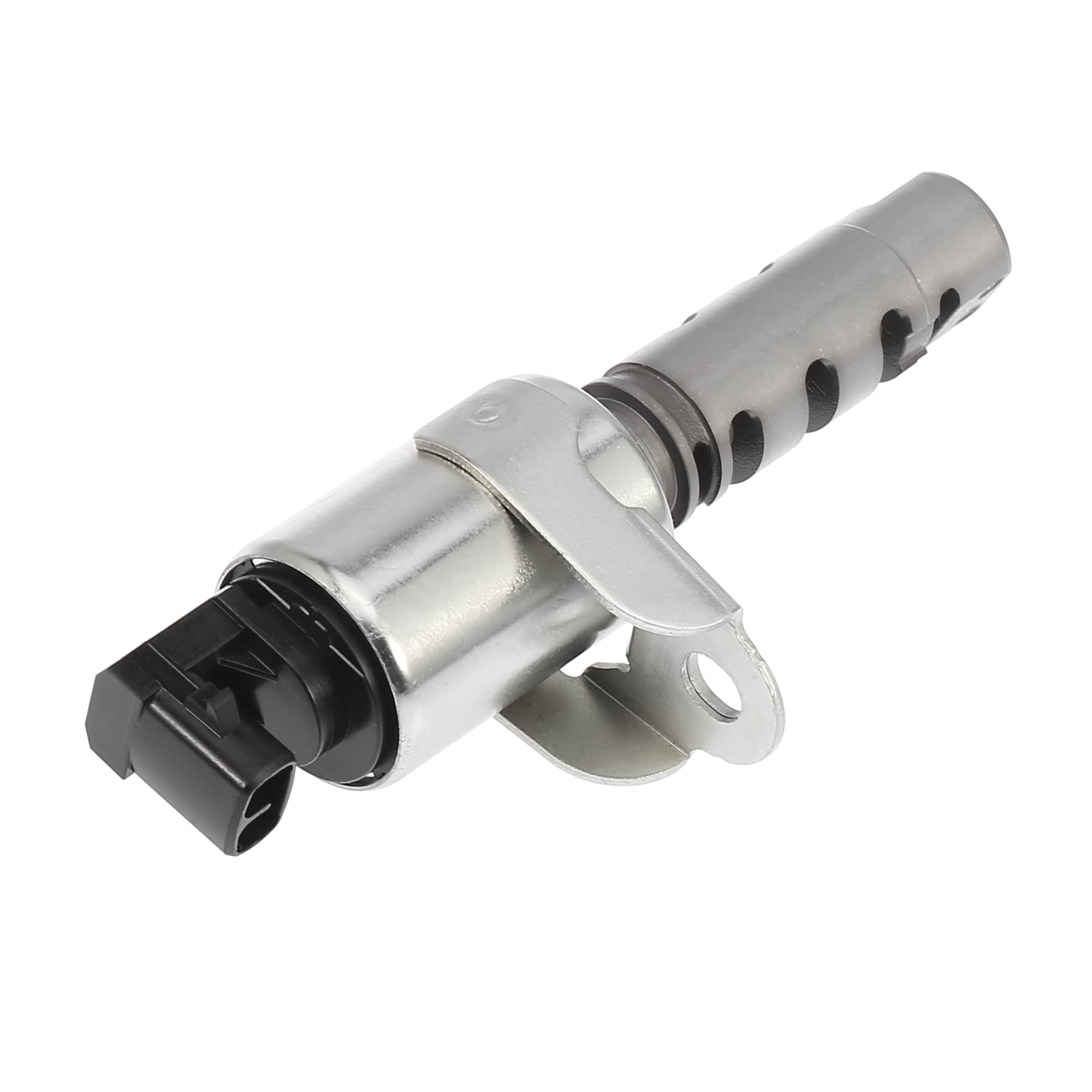 Tカーエンジン可変バルブタイミングソレノイド プラスチック製 シルバートーン 自動可変タイミング電磁..