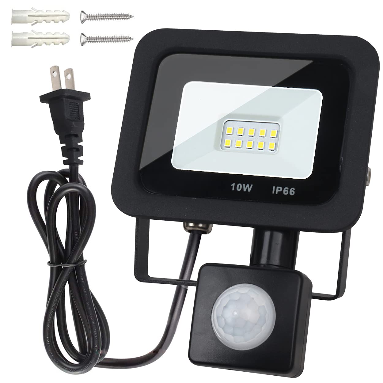 󥵡饤 ʹ50W LEDեåɥ饤6000k⵱4600LMɱɿIP66 ץ饰դ1.8mդLED...