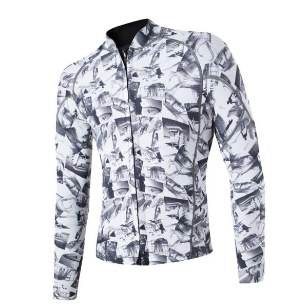 レディースウェットスーツジャケットトップ-パフォーマンス2mmネオプレン-ウルトラストレッチ＆サーマ..