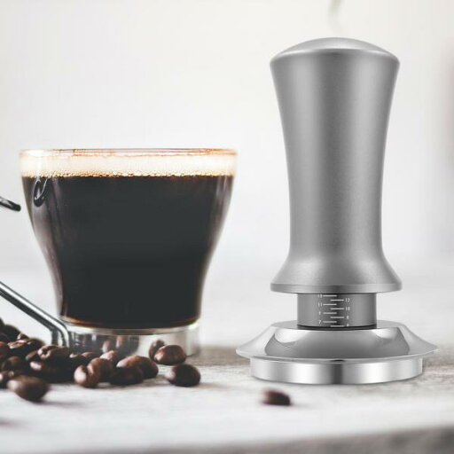 コーヒータンパー プロフェッショナル コーヒー豆 プレス器具 オフィス コーヒー 53mm グレー コーヒータンパー プロフェッショナル コーヒー豆 プレス器具 オフィス コーヒー 53mm グレー