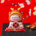 磁器中国年ドラゴンフィギュアキャニスター貯金箱休日の装飾スタイル A