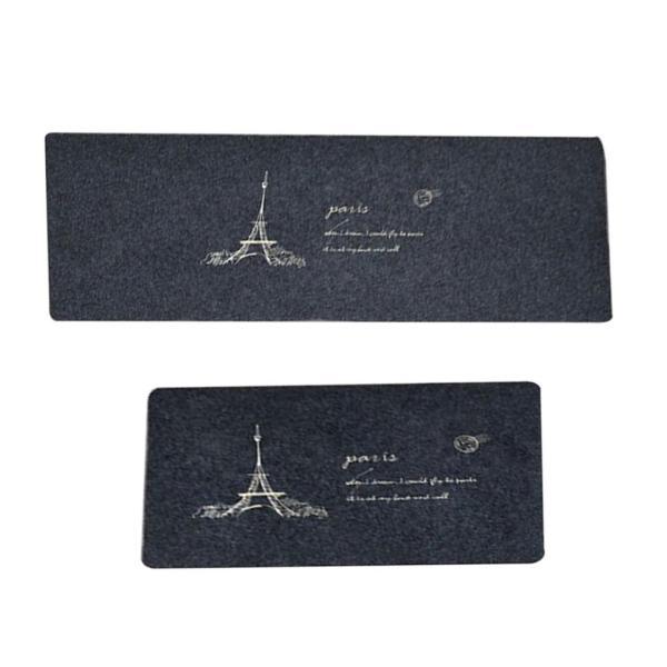 2ピース滑り止めキッチンマット玄関マットバスルームランナーラグアイアンタワー