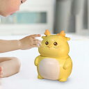 キッズ貯金箱像貯金ポットベビーシャワーオフィス誕生日ギフト黄色大