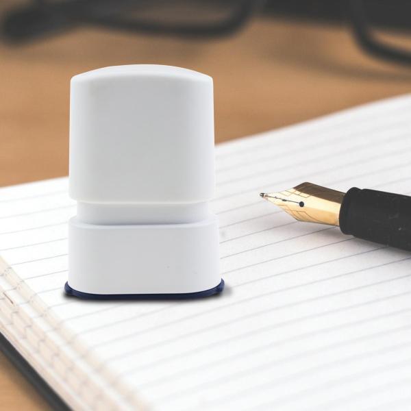 ネームスタンプケース スタンプ ネームサイン用補充式 オートグラフ ホワイト