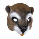 リアルなリスマスク ハーフフェイスカバー パーティーマスク ゴムバンド付き 動物コスプレマスク クラブテーマのパーティー