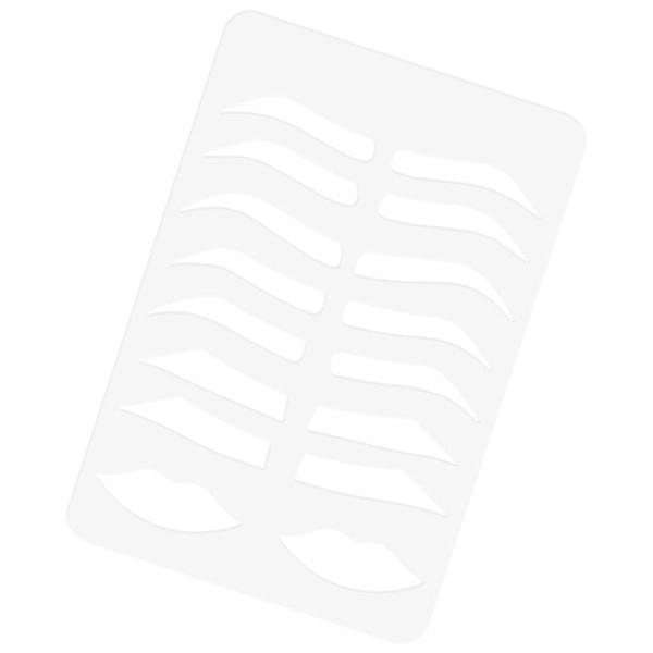 メイクアップ美容アクセサリーのための眉毛グルーミングステンシルカード定規ツール