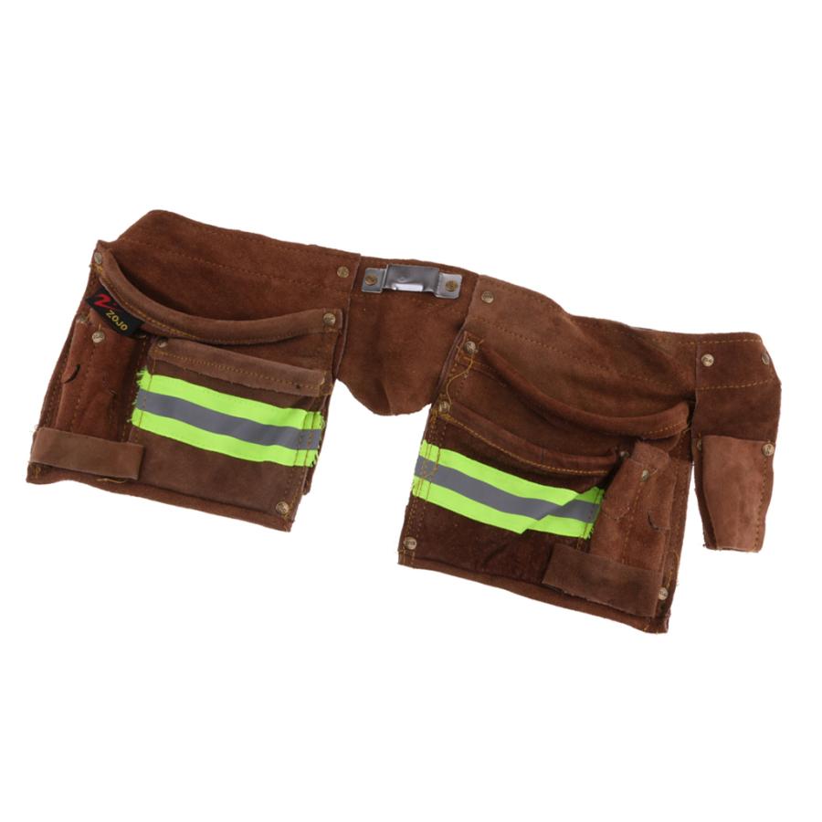 ウエストバッグ 工具差し 全7種 修理 大工 電工用 道具袋 小物入れ 作業用 多機能 区分け 高品質 - ダ..