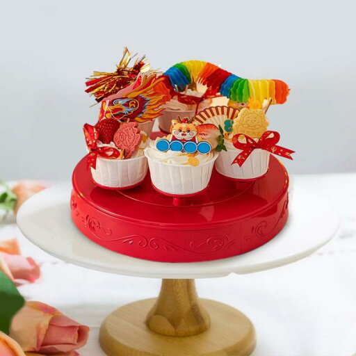 360 度自動回転プレート回転寿司マシンクッキーカップケーキホルダー寿司カップケーキ宴会フェスティバル装飾 360 度自動回転プレート回転寿司マシンクッキーカップケーキホルダー寿司カップケーキ宴会フェスティバル装飾