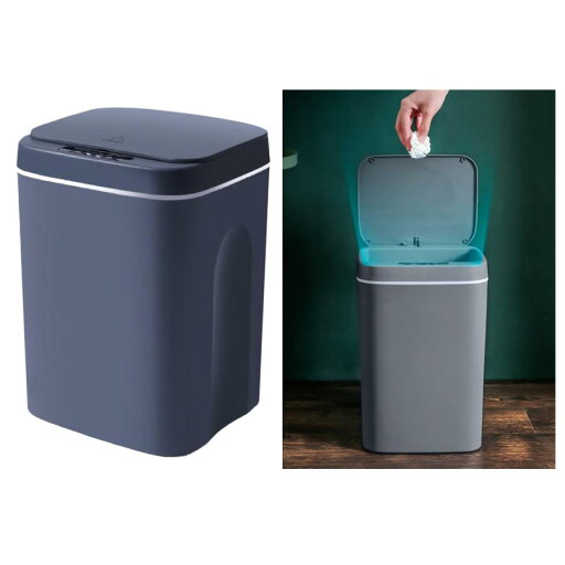 グレー スマートセンサーのゴミ箱 ふた付きプラスチックゴミ箱13ガロンセンサー グレー スマートセンサーのゴミ箱 ふた付きプラスチックゴミ箱13ガロンセンサー