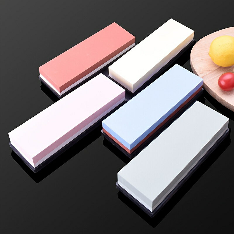 1pc ダブルサイドコランダム 400/1000グリット 3000/8000グリット、滑り止めパッド付き、簡単に研げる、家庭用プロのキッチンナイフ研ぎと研ぎ、研ぎ石ナイフシャープナー