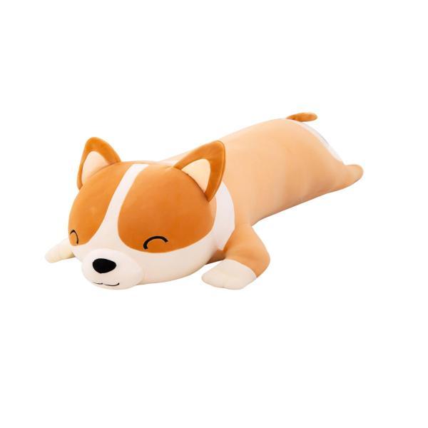寝室のギフトのための面白いアニメーションのぬいぐるみ犬の睡眠の抱きしめたくなる枕100cm