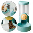 子猫子犬うさぎグリーン用ドライフード給餌製品用自動猫フィーダー(3)