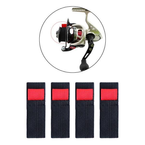 4ピース釣りスプールベルトベルトバンド耐久性のある保護バンドリールスプール