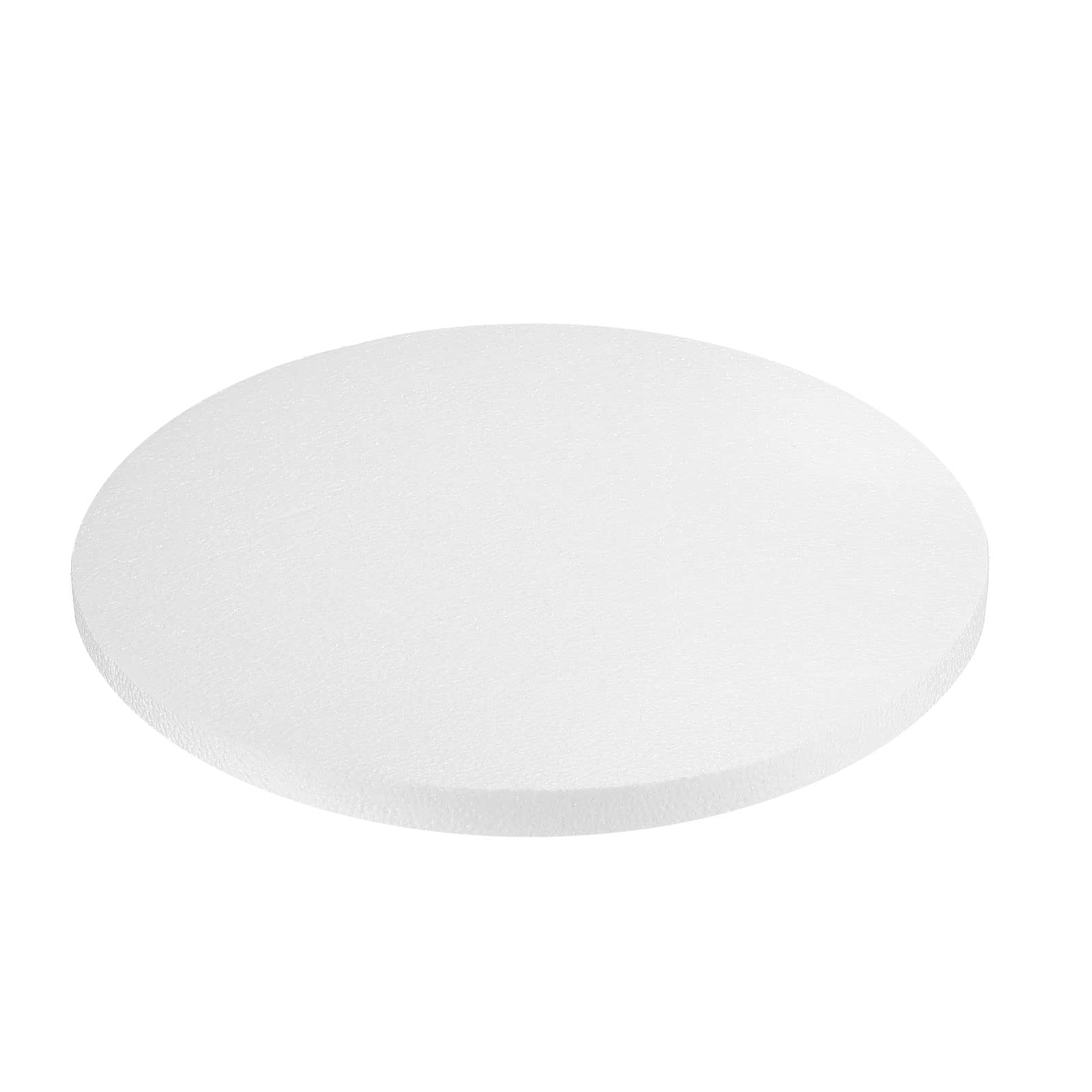 T フォームサークル クラフト用 30 x 2 cm ポリスチレン ラウンド フォームディスク DIYプロジェクト用