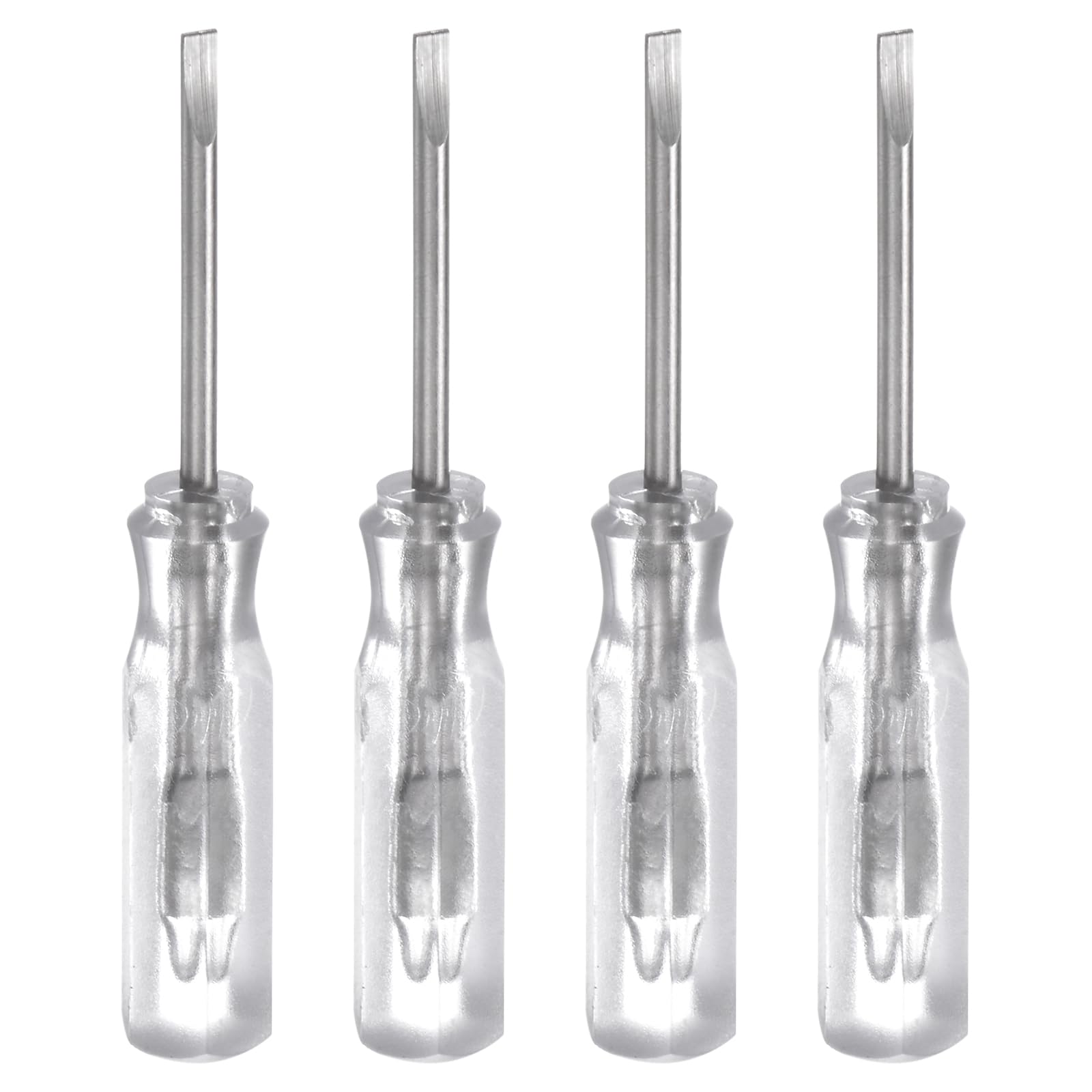 楽天TerapowerT4個SL1.5ミニスロットドライバー1.5mm磁気フラットヘッド45mm長さ小型家電修理用 透明