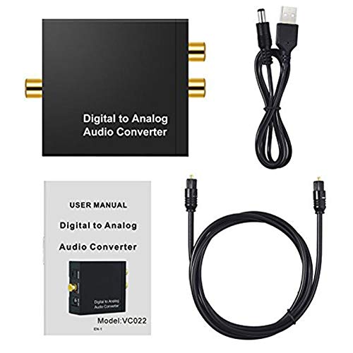 ポータブル3.5ミリジャック同軸光ファイバーデジタル-アナログオーディオAUX RCA L/Rコンバーター、デジタルオーディオデコーダーアンプ ポータブル3.5ミリジャック同軸光ファイバーデジタル-アナログオーディオAUX RCA L/Rコンバーター、デジタルオーディオデコーダーアンプ
