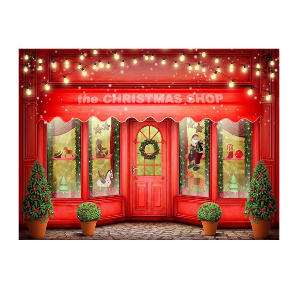 クリスマス 150X100cm 背景布 レッド 新年 写真撮影用背景布 デーパーティー 写真撮影用生地