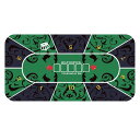 47 × 24インチゴムポーカーテーブルレイアウトマットロールアップポータブル卓上マット抗スリップ省スペース家庭用ギャンブルポーカーテーブルフェルト(3)