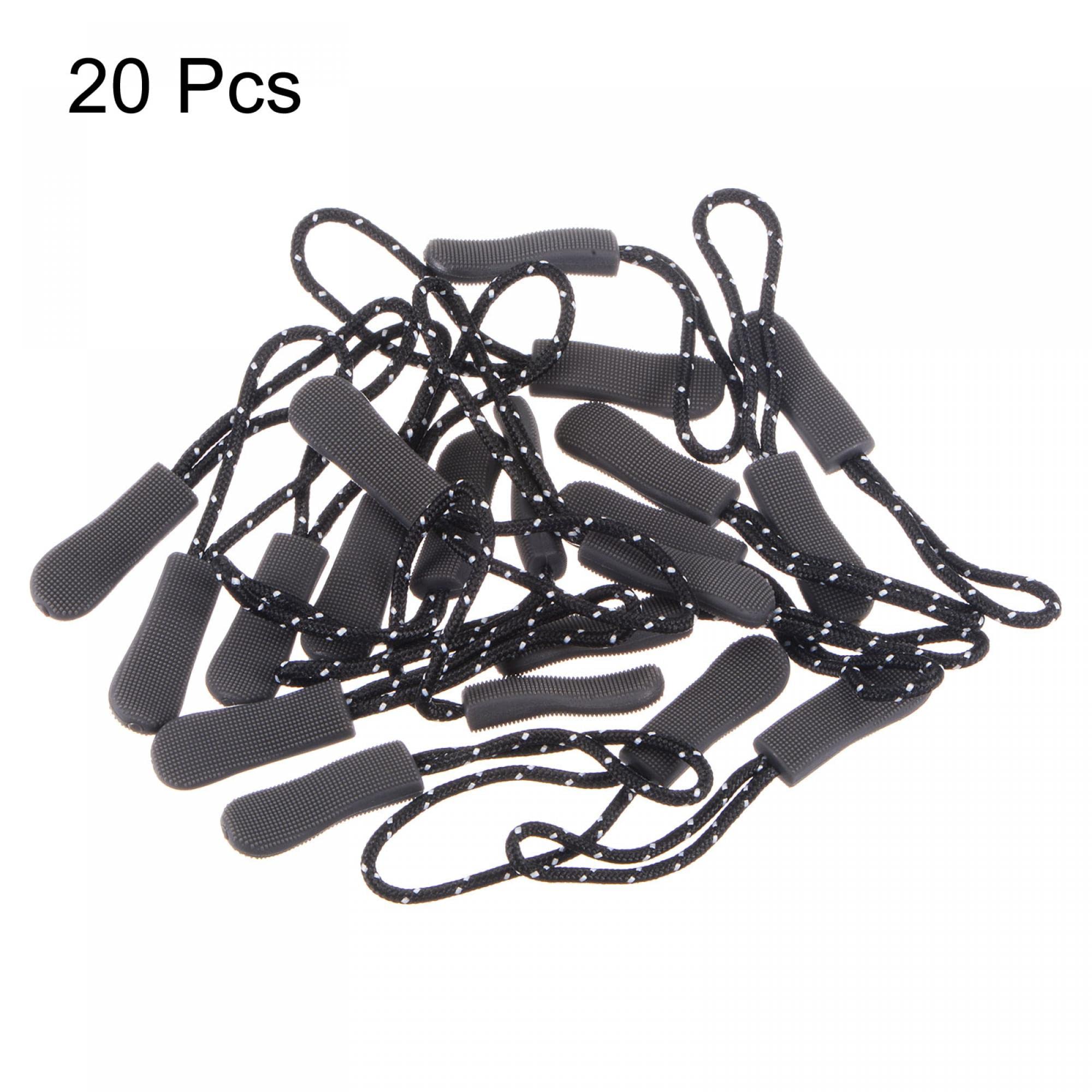 Tチャックスライダー ジッパースライダー ファスナースライダー ジッパー延長 ハンドバッグ用 手作り ジッパー修理 コーヒー色 20個入り