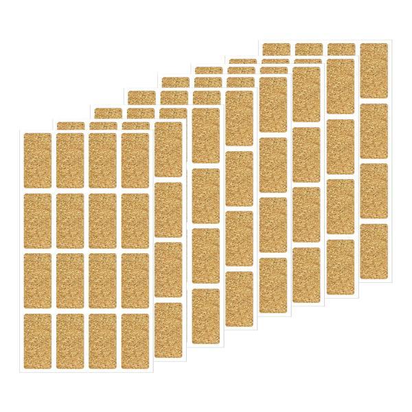 パントリー ステッカー 耐油 耐水性 ジャー 食品容器 96個