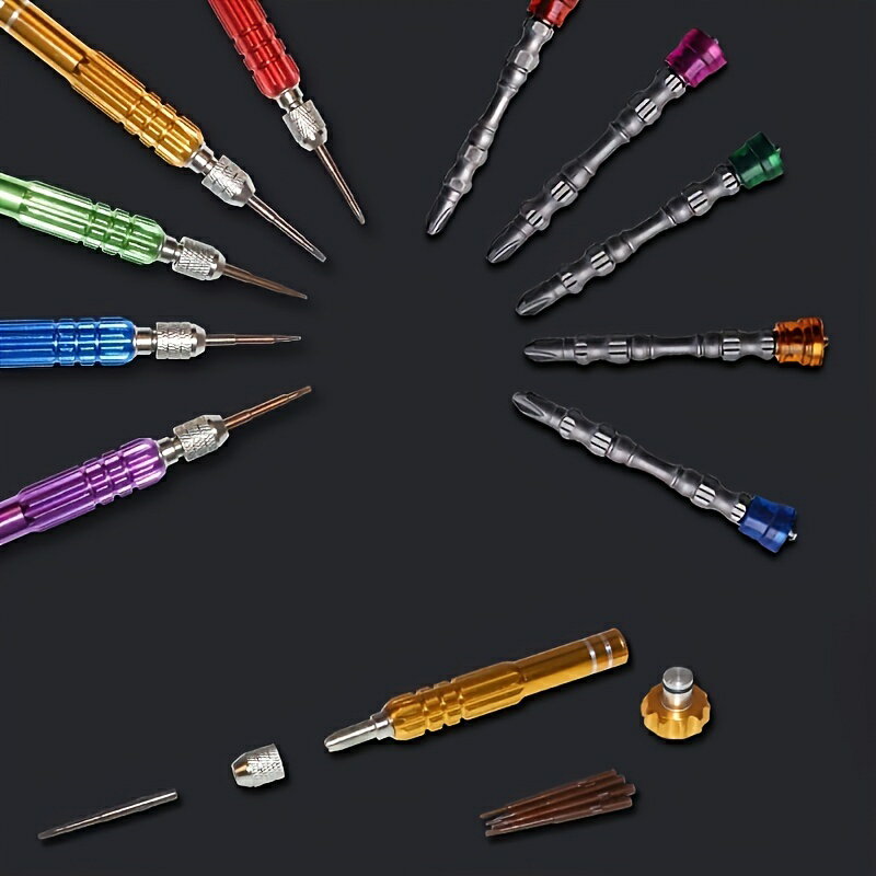 5個のS2合金PH2磁気フィリップスクロスドライバービットセット/5 in 1プレシジョンドライバー修理ミッ..