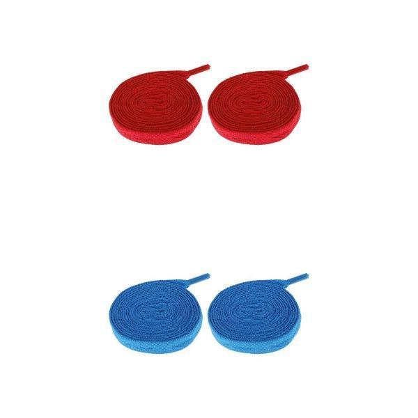 4ピースローラーインラインスケート靴ひもスケートスケートストリングシューズ