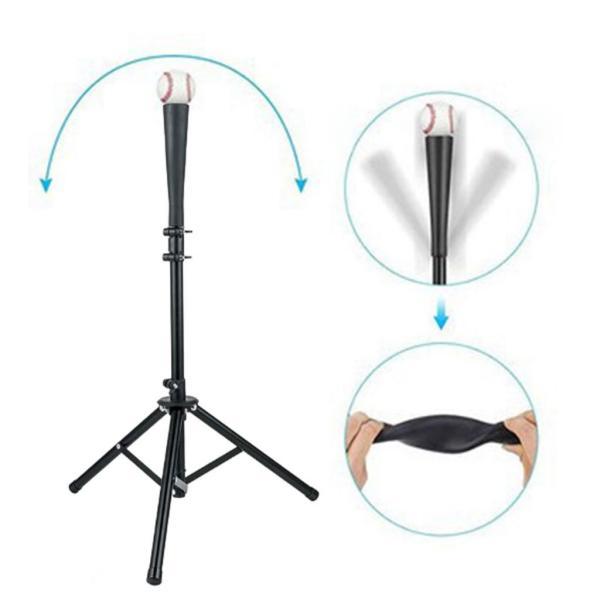 野球バッティングティー、ソフトボールバッティングティー、ティー三脚スタンド、ヒッティングティース..