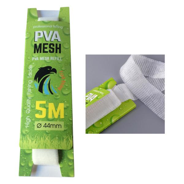 PVA 釣り餌袋釣りルアー水溶性メッシュ チューブ タックル 44mmx5m