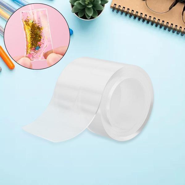 ナノ取付テープ ポスターテープ 粘着テープ 透明テープ 両面テープ 大人用 知育 感覚 おもちゃ 絵 吊り..