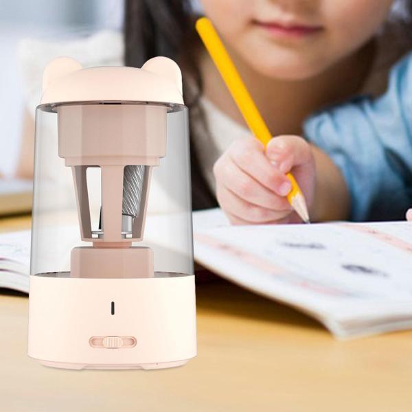 電動鉛筆削りポータブル 6 ミリメートル-8 ミリメートル鉛筆木製鉛筆ライトアプリコット