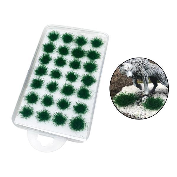 1ボックスクラスター草建築列車鉄道模型装飾グリーン