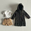 1:12 アクションフィギュア アウトドア ジャケット ドール 衣類 DIY スタイリッシュ コスプレ 6 インチ 女性フィギュア コスチューム T