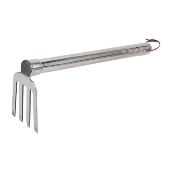 人間工学に基づいたハンドル付きガーデニング鍬手動ハンドツール庭盆栽花熊手用