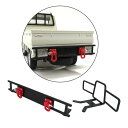 WPL D12 1 / 10RCブラック用カーフロントリアバンパー衝突防止マウント