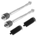 T Toyotaに対応ハイランダーRX330 RX350用のフロントインナータイロッドエンドキットサスペンションステアリングタイロッドエンドブーツ4個