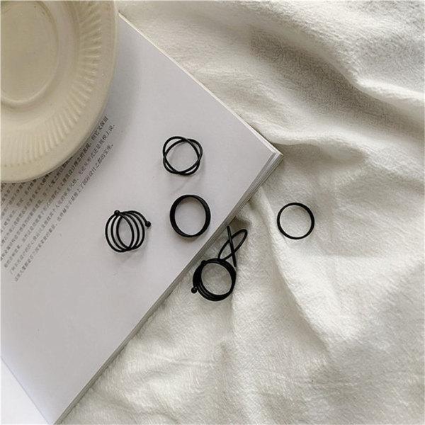 のパンクフィンガーリング幾何学的な滑らかなボヘミアンヴィンテージメタルミニマリストジョイントナックルリングセットガールズプロムティーンジ