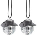 T 2個入り 黒ディスコボール カーアクセサリー ブリングディスコミラーオーナメント カーミラーハンギング カー用誕生日パーティーアクセサリー