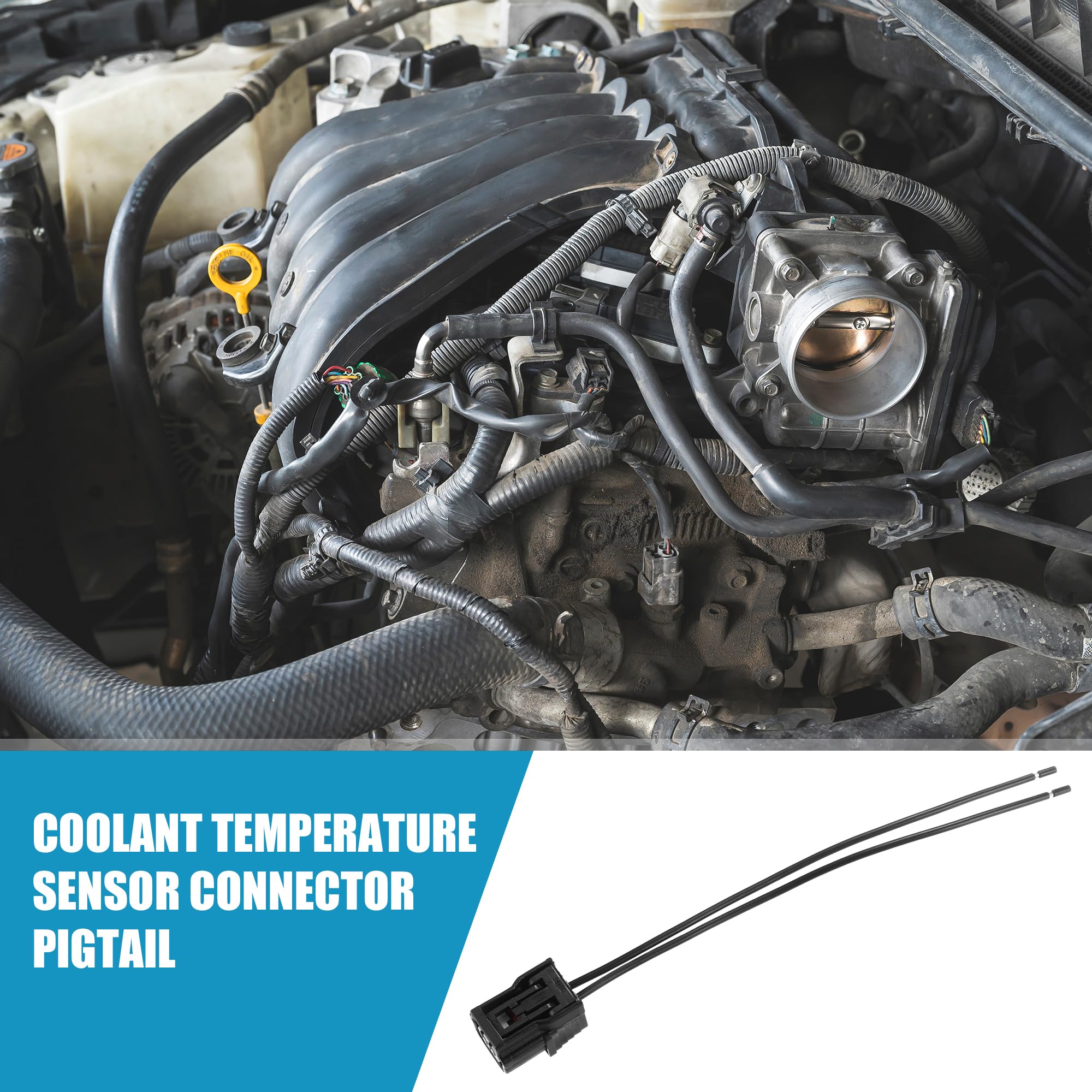 T 冷却水温度センサーコネクタプラグピグテール 番号04320SAAA00 Hondaに対応 Accordに対応 2008-2017 2ピン