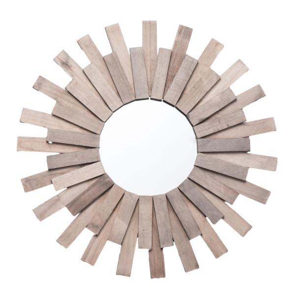 ウォールミラー ラウンド化粧鏡 木製アート 壁装飾 化粧鏡 ドレッシングミラー 家庭用写真小道具 寮の..