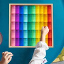 レインボー積み木セット 積み木セット 子供用学習知育玩具 クリスマスに最適なギフトスタッキングゲーム