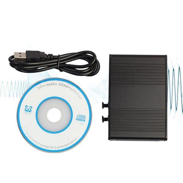 サウンドカード4チャンネル32kHz 48kHzステレオ5.1ラップトップブラック用オーディオUSB 2.0