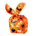 ハロウィン キャンディバッグ パーティーの記念品 ギフトバッグ お祝い ハロウィン パーティー オレンジ B 17cmx10cm