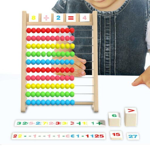 カラフルなビーズ カウンティング フレーム モンテッソーリ数学おもちゃ 教育数学ゲーム 加算減算 子供 レインボー カウンティング ビーズ カラフルなビーズ カウンティング フレーム モンテッソーリ数学おもちゃ 教育数学ゲーム 加算減算 子供 レインボー カウンティング ビーズ