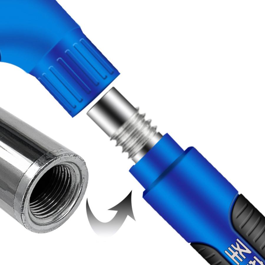 サイレンサーネイルグラブツールキット壁留めDIYガーデンヤード使いやすい青