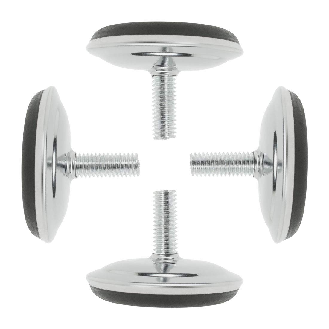 T レベリングフィート M8 x 20 x 50mm 調整可能なレベラー パッド デスクの脚の交換用のため 4個入り