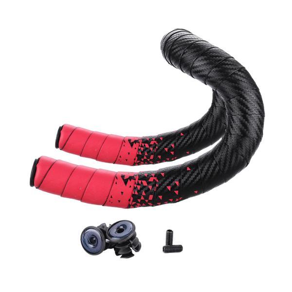 自転車ハンドルバーテープ 自転車ハンドルバーテープ BMX バイク固定ギア自転車用 レッド